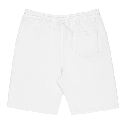 Menkrav men's white fleece shorts