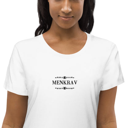 T-shirt moulant Menkrav Initiate blanc